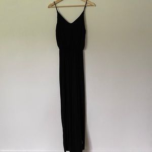 Black Lulus Maxi Dress with Slit